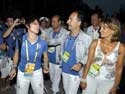 Il Ministro Frattini visita la squadra Italiana al Villaggio Olimpico