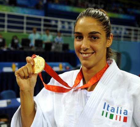 Giulia Quintavalle oro nel Judo 57 Kg.