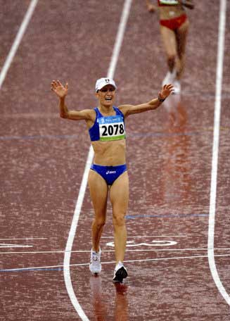 Elisa Rigaudo bronzo nell'Atletica - Marcia 20 Km
