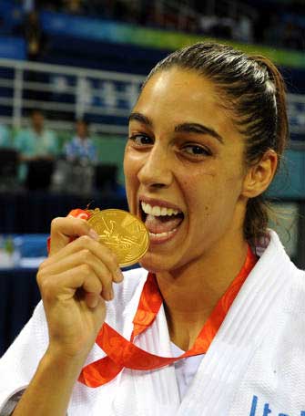 Giulia Quintavalle oro nel Judo 57 Kg.